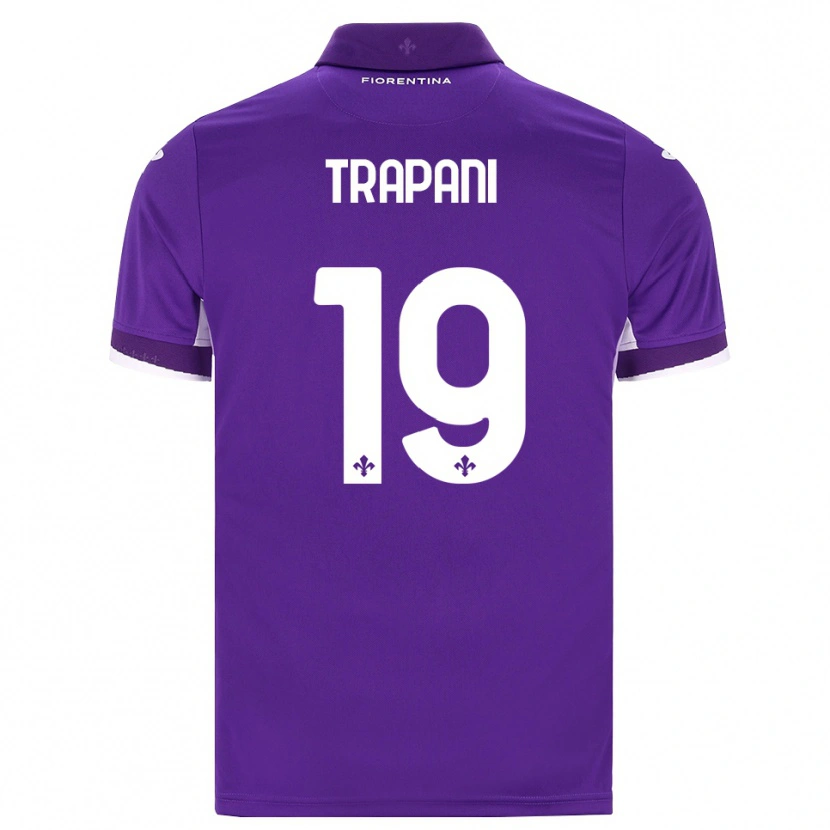 Danxen Kinder Niccolò Trapani #19 Lila Weiß Pink Heimtrikot Trikot 2026/27 T-Shirt Schweiz