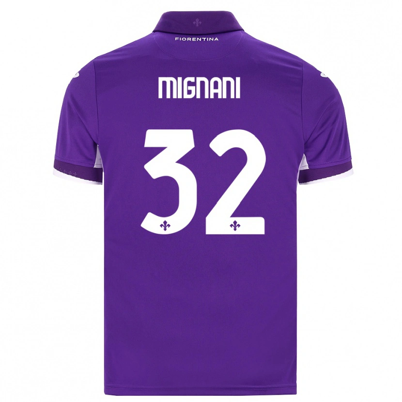 Danxen Kinder Carlo Mignani #32 Lila Weiß Pink Heimtrikot Trikot 2026/27 T-Shirt Schweiz