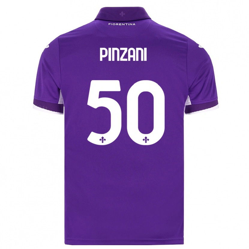 Danxen Kinder Lorenzo Pinzani #50 Lila Weiß Pink Heimtrikot Trikot 2026/27 T-Shirt Schweiz