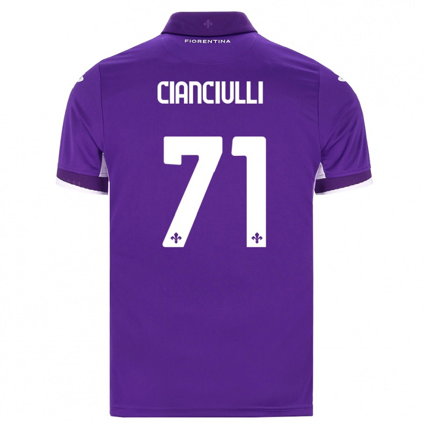 Danxen Kinder Salvatore Cianciulli #71 Lila Weiß Pink Heimtrikot Trikot 2026/27 T-Shirt Schweiz