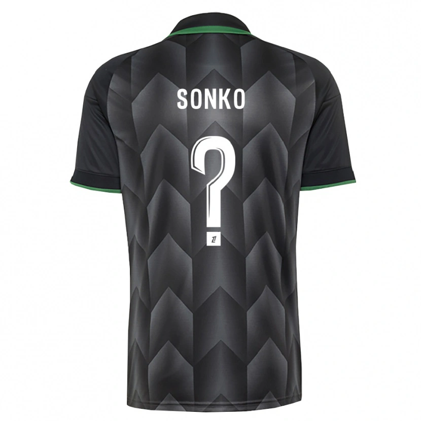 Danxen Kinder Naël Sonko #0 Schwarzgrün Auswärtstrikot Trikot 2026/27 T-Shirt Schweiz