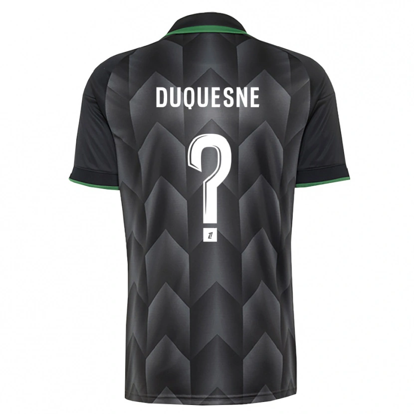 Danxen Kinder Elsa Duquesne #0 Schwarzgrün Auswärtstrikot Trikot 2026/27 T-Shirt Schweiz