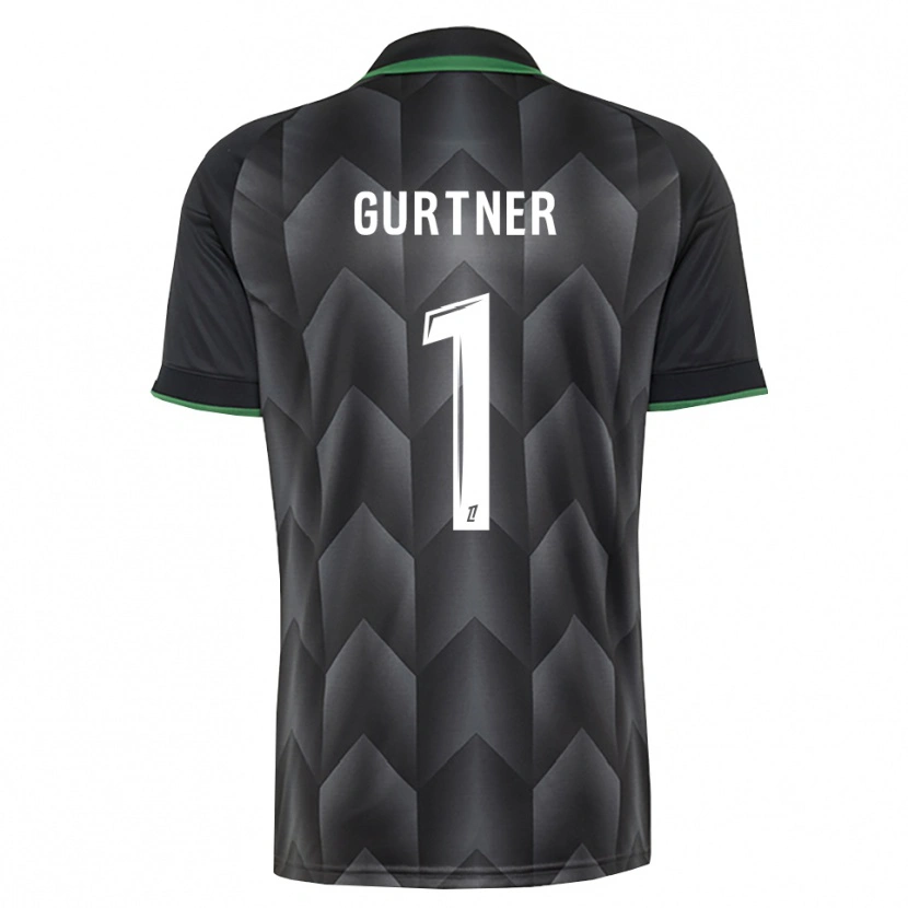 Danxen Kinder Régis Gurtner #1 Schwarzgrün Auswärtstrikot Trikot 2026/27 T-Shirt Schweiz