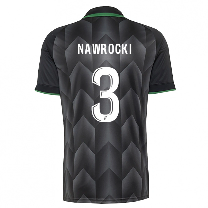 Danxen Kinder Maik Nawrocki #3 Schwarzgrün Auswärtstrikot Trikot 2026/27 T-Shirt Schweiz