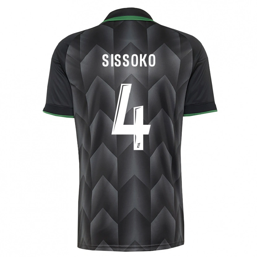 Danxen Kinder Tidjane Sissoko #4 Schwarzgrün Auswärtstrikot Trikot 2026/27 T-Shirt Schweiz