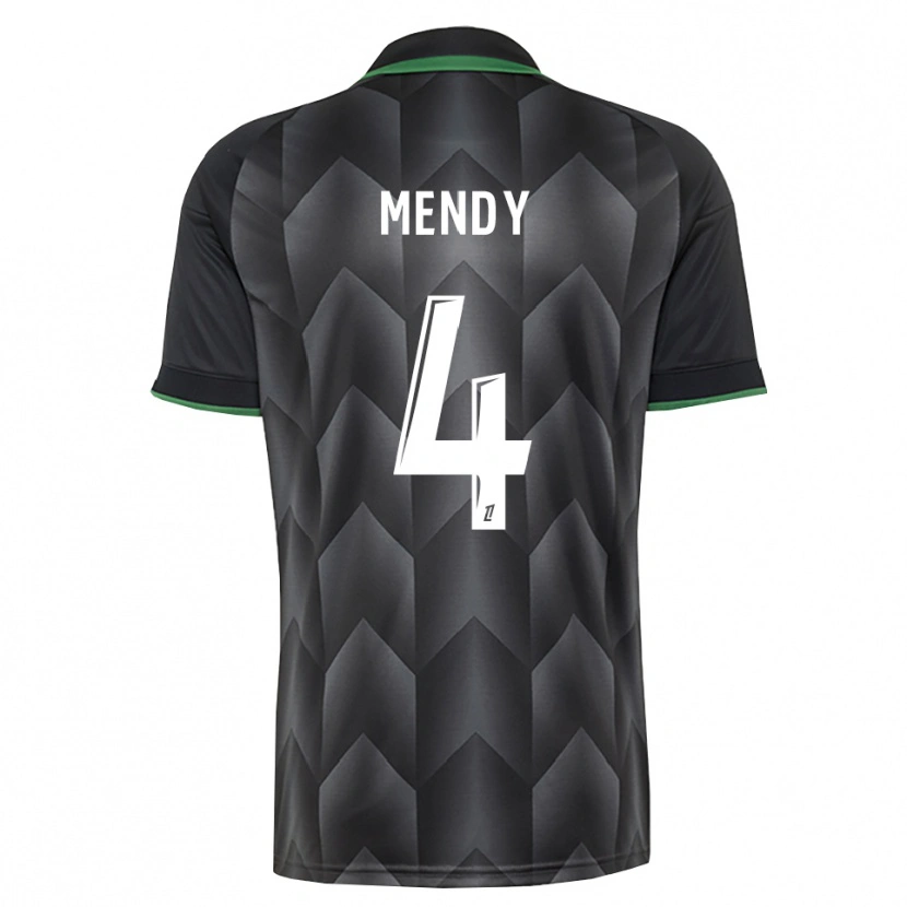 Danxen Kinder Ellijah Mendy #4 Schwarzgrün Auswärtstrikot Trikot 2026/27 T-Shirt Schweiz