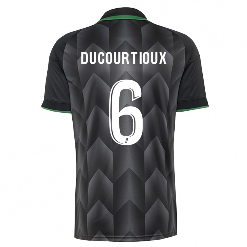Danxen Kinder Ilan Ducourtioux #6 Schwarzgrün Auswärtstrikot Trikot 2026/27 T-Shirt Schweiz