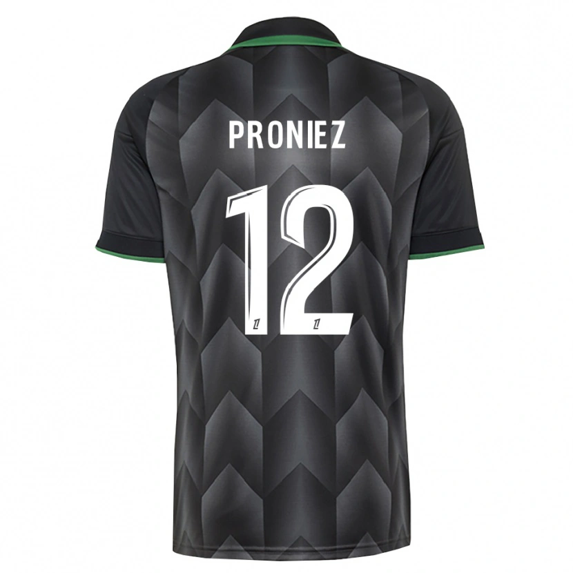 Danxen Kinder Fany Proniez #12 Schwarzgrün Auswärtstrikot Trikot 2026/27 T-Shirt Schweiz