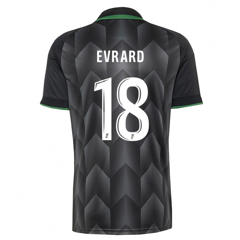 Danxen Kinder Julia Evrard #18 Schwarzgrün Auswärtstrikot Trikot 2026/27 T-Shirt Schweiz