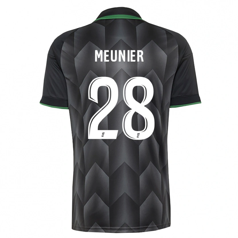 Danxen Kinder Jennifer Meunier #28 Schwarzgrün Auswärtstrikot Trikot 2026/27 T-Shirt Schweiz