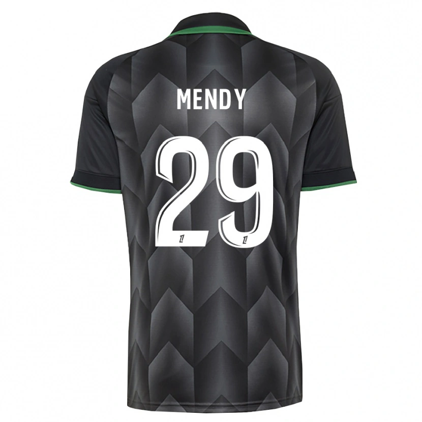 Danxen Kinder Noëlie Mendy #29 Schwarzgrün Auswärtstrikot Trikot 2026/27 T-Shirt Schweiz