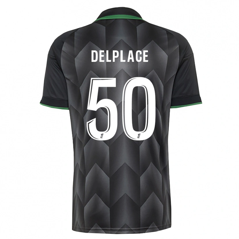 Danxen Kinder Adam Delplace #50 Schwarzgrün Auswärtstrikot Trikot 2026/27 T-Shirt Schweiz