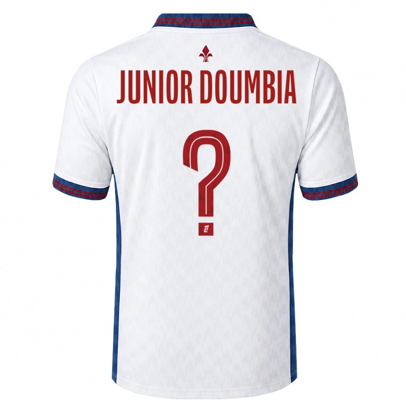Danxen Kinder Samba Junior Doumbia #0 Rot Weiß Blau Auswärtstrikot Trikot 2026/27 T-Shirt Schweiz