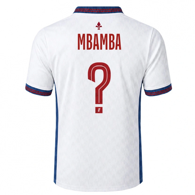 Danxen Kinder Lucas Mbamba #0 Rot Weiß Blau Auswärtstrikot Trikot 2026/27 T-Shirt Schweiz