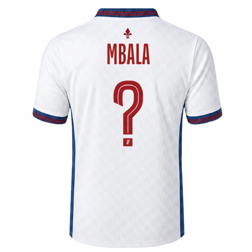 Danxen Kinder Olivia Mbala #0 Rot Weiß Blau Auswärtstrikot Trikot 2026/27 T-Shirt Schweiz