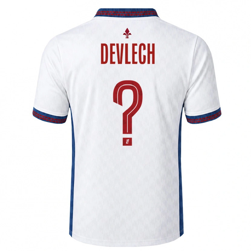 Danxen Kinder Gwenaëlle Devleesschauwer #0 Rot Weiß Blau Auswärtstrikot Trikot 2026/27 T-Shirt Schweiz