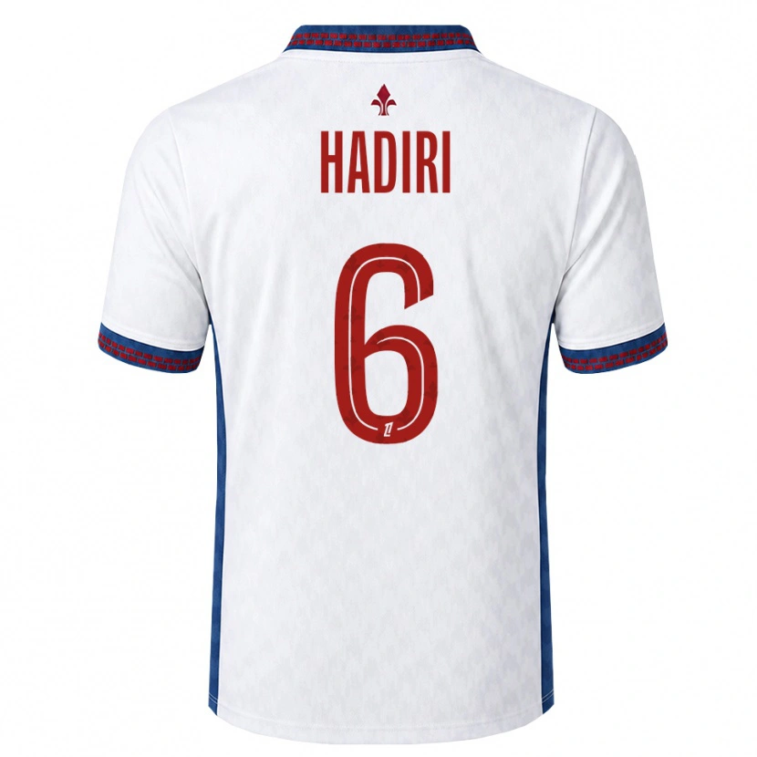 Danxen Kinder Elias Hadiri #6 Rot Weiß Blau Auswärtstrikot Trikot 2026/27 T-Shirt Schweiz