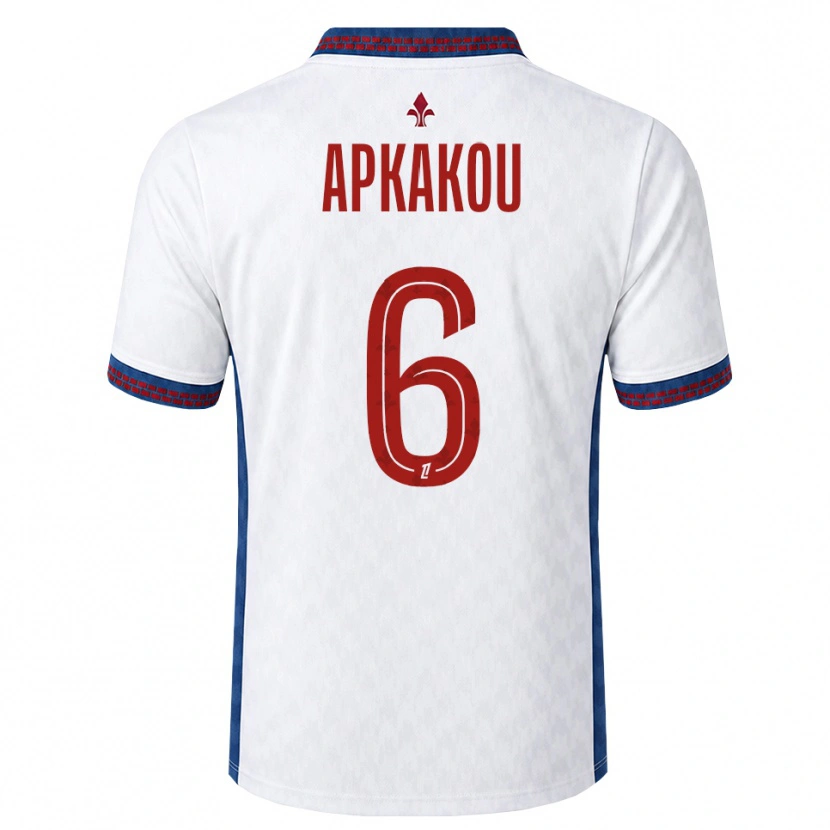 Danxen Kinder Ethan Apkakou #6 Rot Weiß Blau Auswärtstrikot Trikot 2026/27 T-Shirt Schweiz
