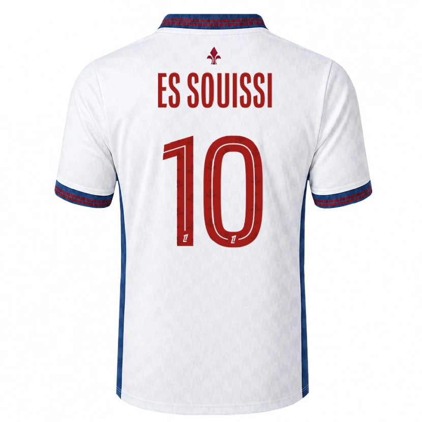 Danxen Kinder Yllian Es Souissi #10 Rot Weiß Blau Auswärtstrikot Trikot 2026/27 T-Shirt Schweiz