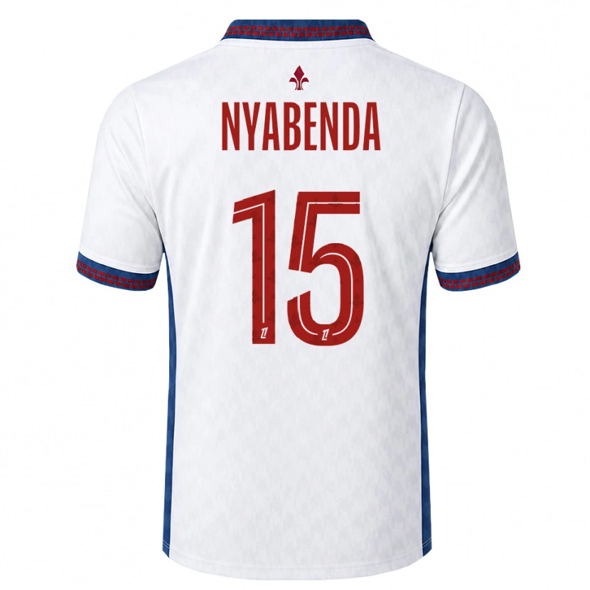 Danxen Kinder Kassim Nyabenda #15 Rot Weiß Blau Auswärtstrikot Trikot 2026/27 T-Shirt Schweiz