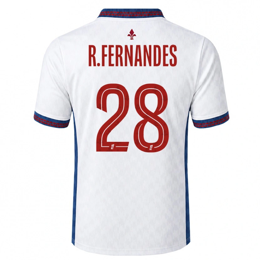 Danxen Kinder Rafael Fernandes #28 Rot Weiß Blau Auswärtstrikot Trikot 2026/27 T-Shirt Schweiz