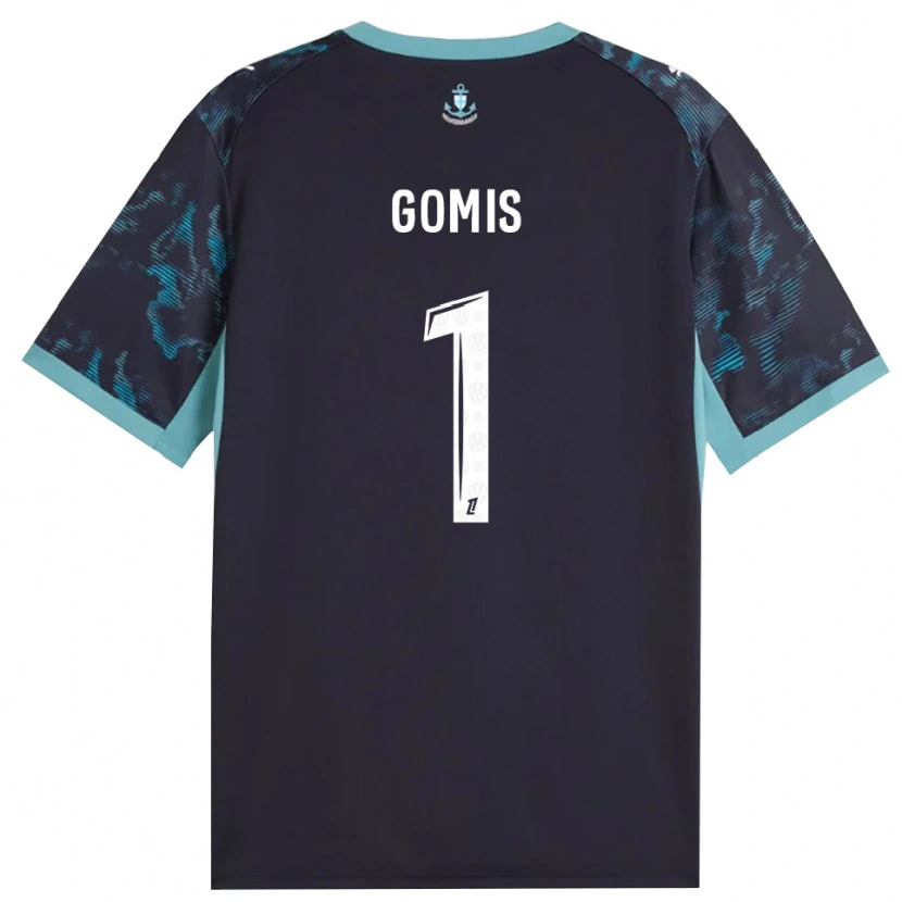 Danxen Kinder Ibrahim Gomis #1 Blass Türkis Weiß Schwarz Auswärtstrikot Trikot 2026/27 T-Shirt Schweiz