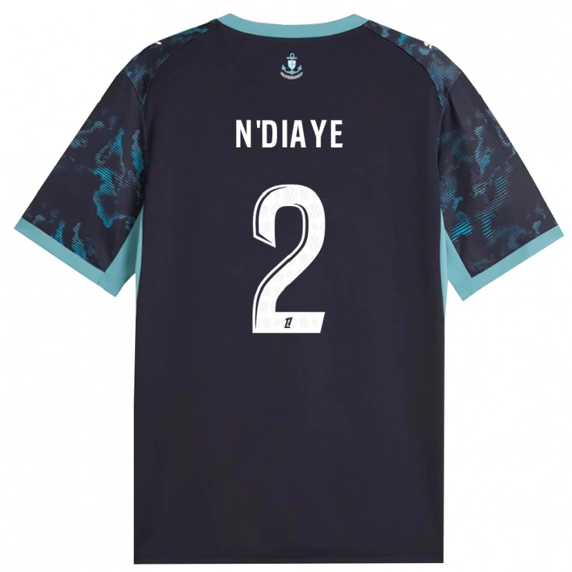 Danxen Kinder Osmane N'diaye #2 Blass Türkis Weiß Schwarz Auswärtstrikot Trikot 2026/27 T-Shirt Schweiz