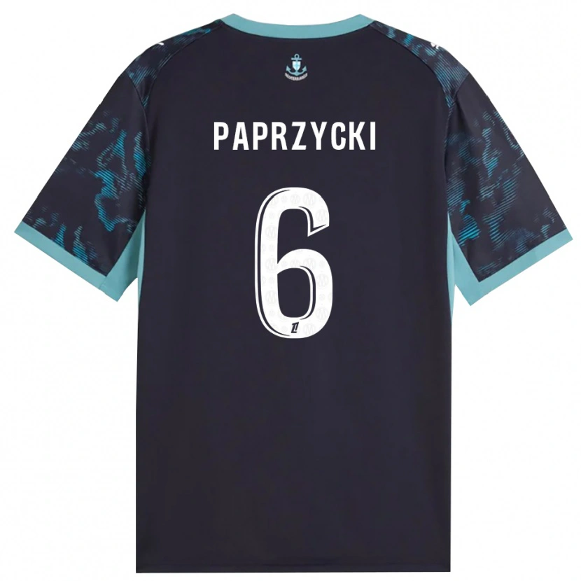 Danxen Kinder Aurore Paprzycki #6 Blass Türkis Weiß Schwarz Auswärtstrikot Trikot 2026/27 T-Shirt Schweiz