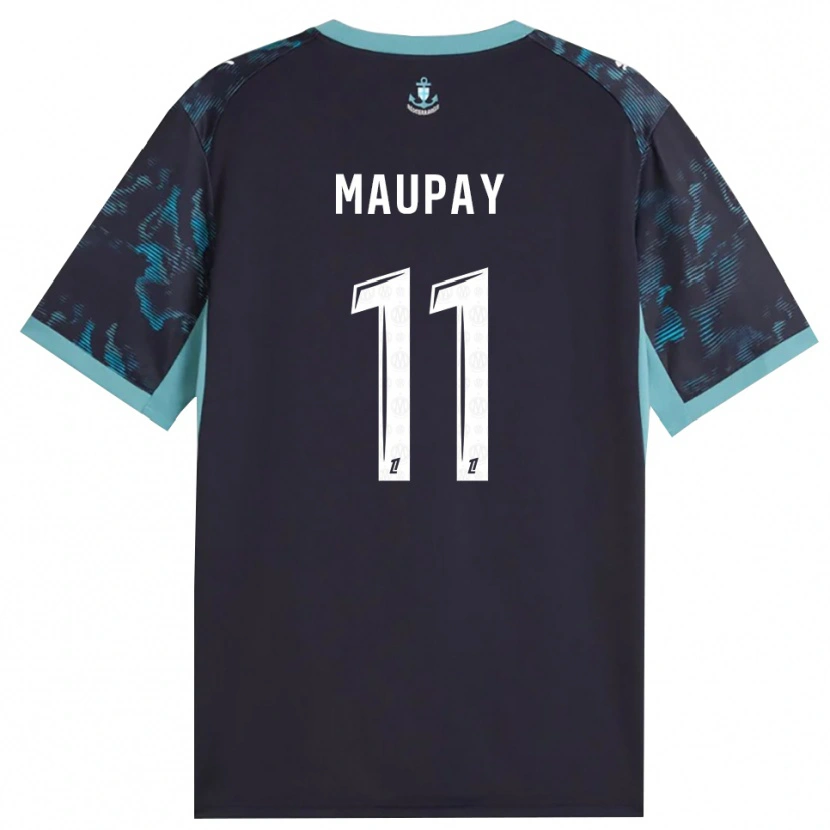 Danxen Kinder Neal Maupay #11 Blass Türkis Weiß Schwarz Auswärtstrikot Trikot 2026/27 T-Shirt Schweiz