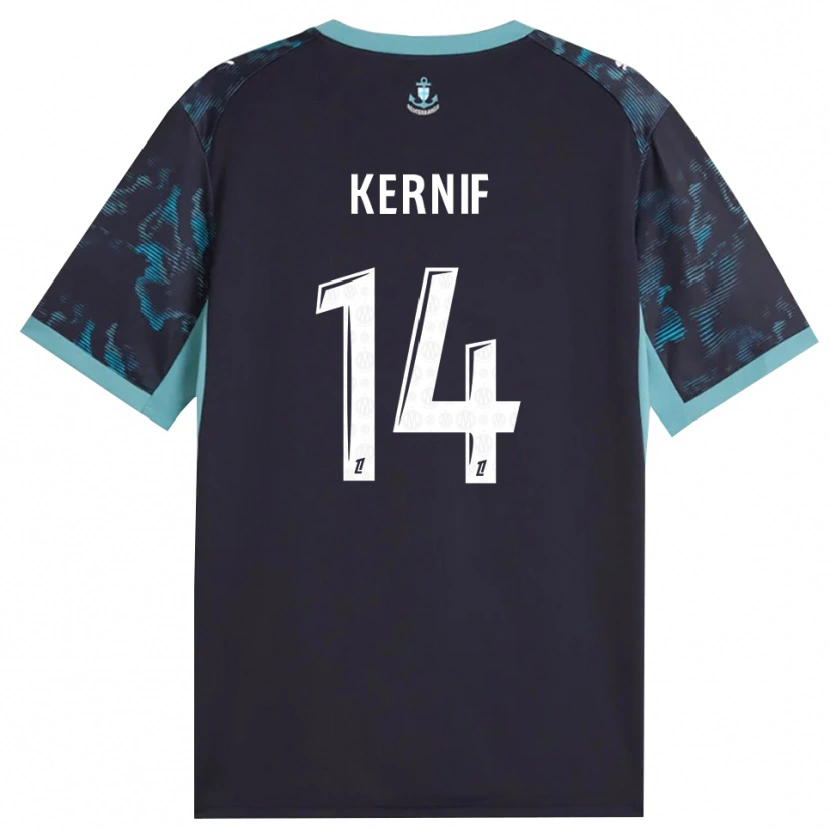 Danxen Kinder Amir Kernif #14 Blass Türkis Weiß Schwarz Auswärtstrikot Trikot 2026/27 T-Shirt Schweiz