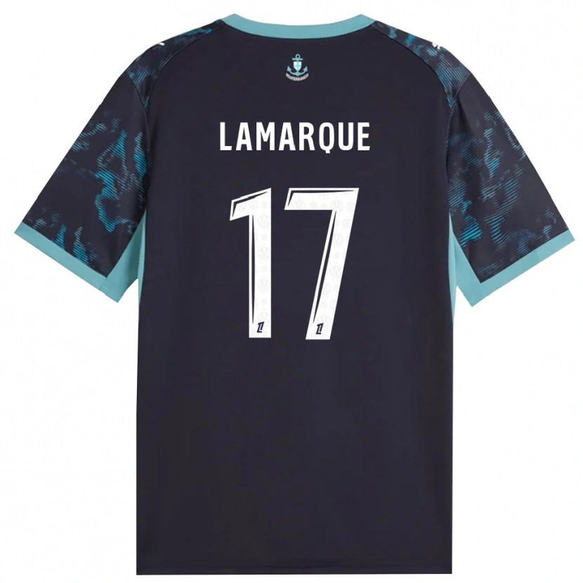 Danxen Kinder Alais Lamarque #17 Blass Türkis Weiß Schwarz Auswärtstrikot Trikot 2026/27 T-Shirt Schweiz