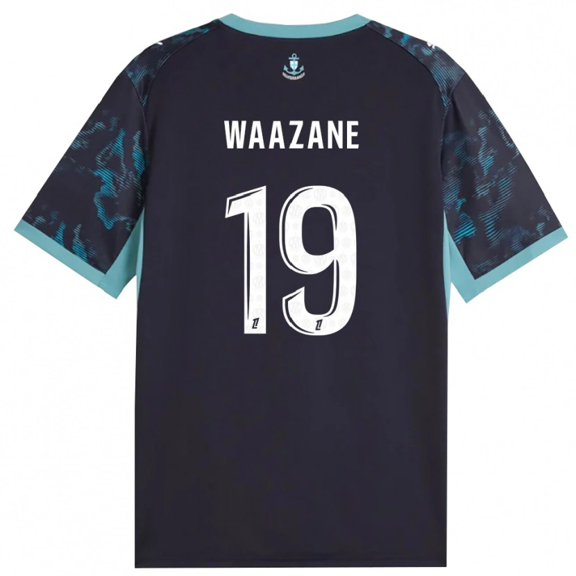 Danxen Kinder Jassim Waazane #19 Blass Türkis Weiß Schwarz Auswärtstrikot Trikot 2026/27 T-Shirt Schweiz