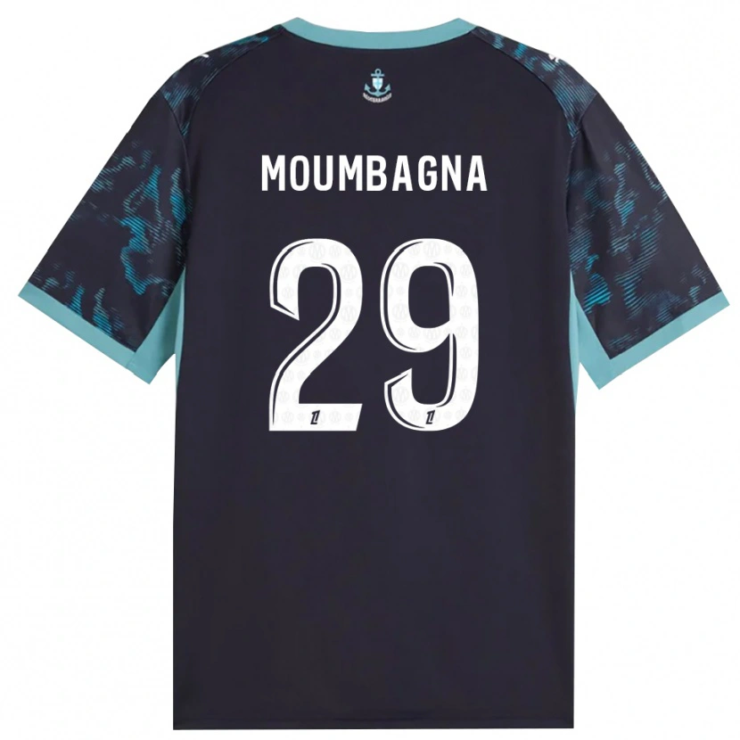 Danxen Kinder Faris Moumbagna #29 Blass Türkis Weiß Schwarz Auswärtstrikot Trikot 2026/27 T-Shirt Schweiz