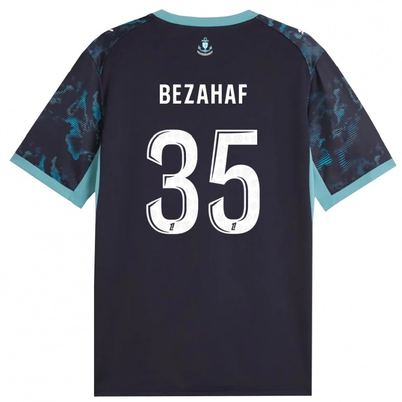 Danxen Kinder Kelyann Bezahaf #35 Blass Türkis Weiß Schwarz Auswärtstrikot Trikot 2026/27 T-Shirt Schweiz