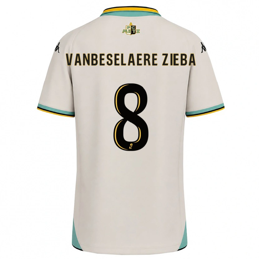 Danxen Kinder Vadim Vanbeselaere Zieba #8 Florales Weiß Schwarz Auswärtstrikot Trikot 2026/27 T-Shirt Schweiz
