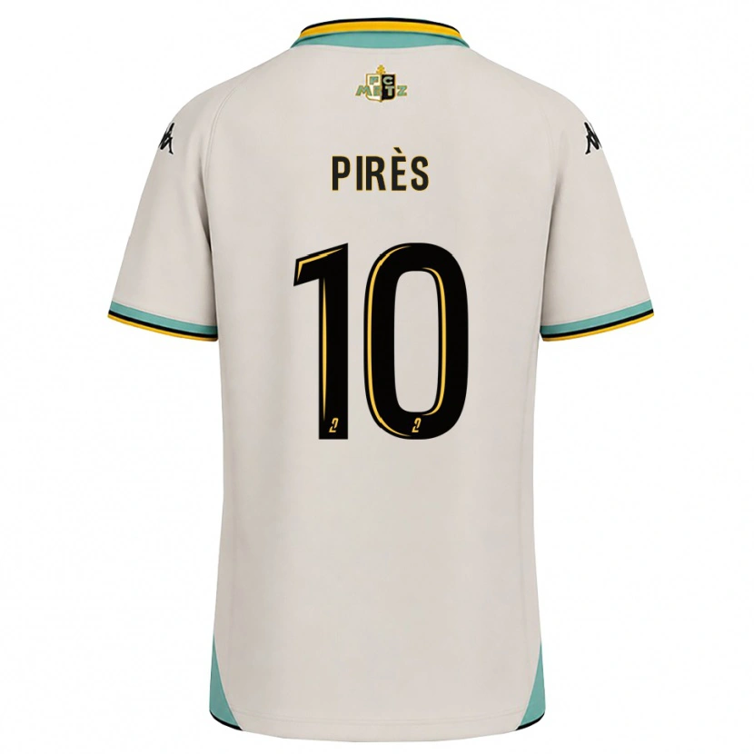 Danxen Kinder Théo Pirès #10 Florales Weiß Schwarz Auswärtstrikot Trikot 2026/27 T-Shirt Schweiz