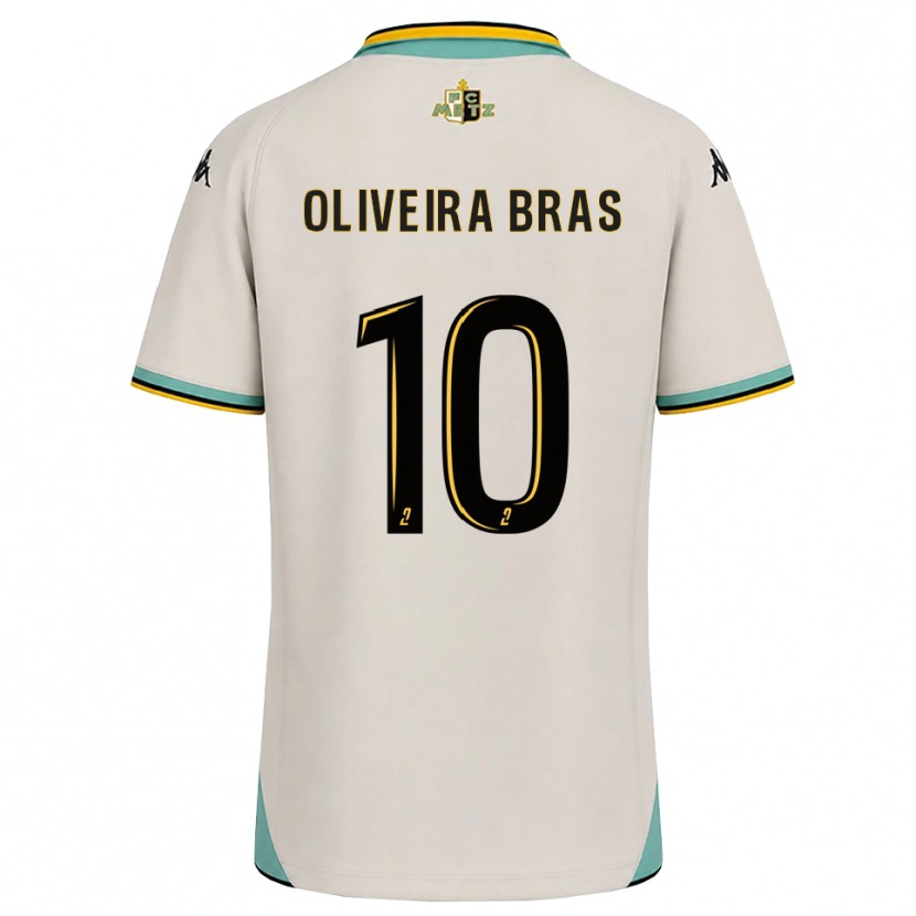 Danxen Kinder Luisa Oliveira Bras #10 Florales Weiß Schwarz Auswärtstrikot Trikot 2026/27 T-Shirt Schweiz