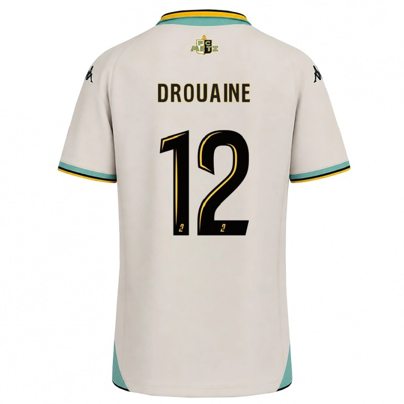 Danxen Kinder Mathieu Drouaine #12 Florales Weiß Schwarz Auswärtstrikot Trikot 2026/27 T-Shirt Schweiz