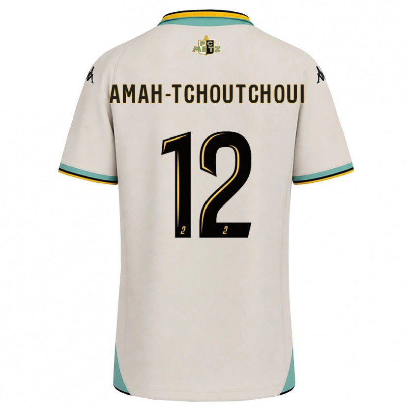 Danxen Kinder Marco Amah-Tchoutchoui #12 Florales Weiß Schwarz Auswärtstrikot Trikot 2026/27 T-Shirt Schweiz