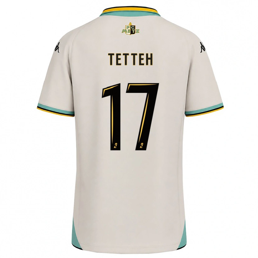 Danxen Kinder Benjamin Tetteh #17 Florales Weiß Schwarz Auswärtstrikot Trikot 2026/27 T-Shirt Schweiz