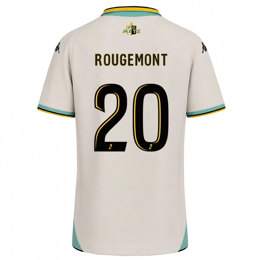 Danxen Kinder Justine Rougemont #20 Florales Weiß Schwarz Auswärtstrikot Trikot 2026/27 T-Shirt Schweiz