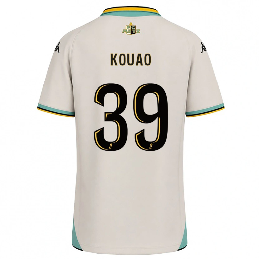Danxen Kinder Koffi Kouao #39 Florales Weiß Schwarz Auswärtstrikot Trikot 2026/27 T-Shirt Schweiz
