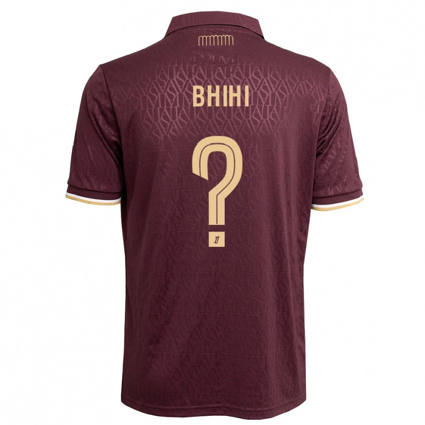 Danxen Kinder Saad Bhihi #0 Weinrot Sandbraun Auswärtstrikot Trikot 2026/27 T-Shirt Schweiz