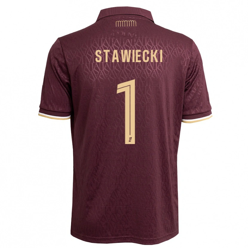 Danxen Kinder Jules Stawiecki #1 Weinrot Sandbraun Auswärtstrikot Trikot 2026/27 T-Shirt Schweiz