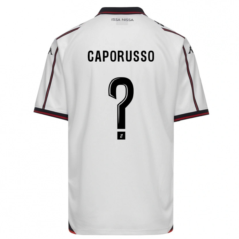 Danxen Kinder Otis Caporusso #0 Schwarz Weiß Auswärtstrikot Trikot 2026/27 T-Shirt Schweiz