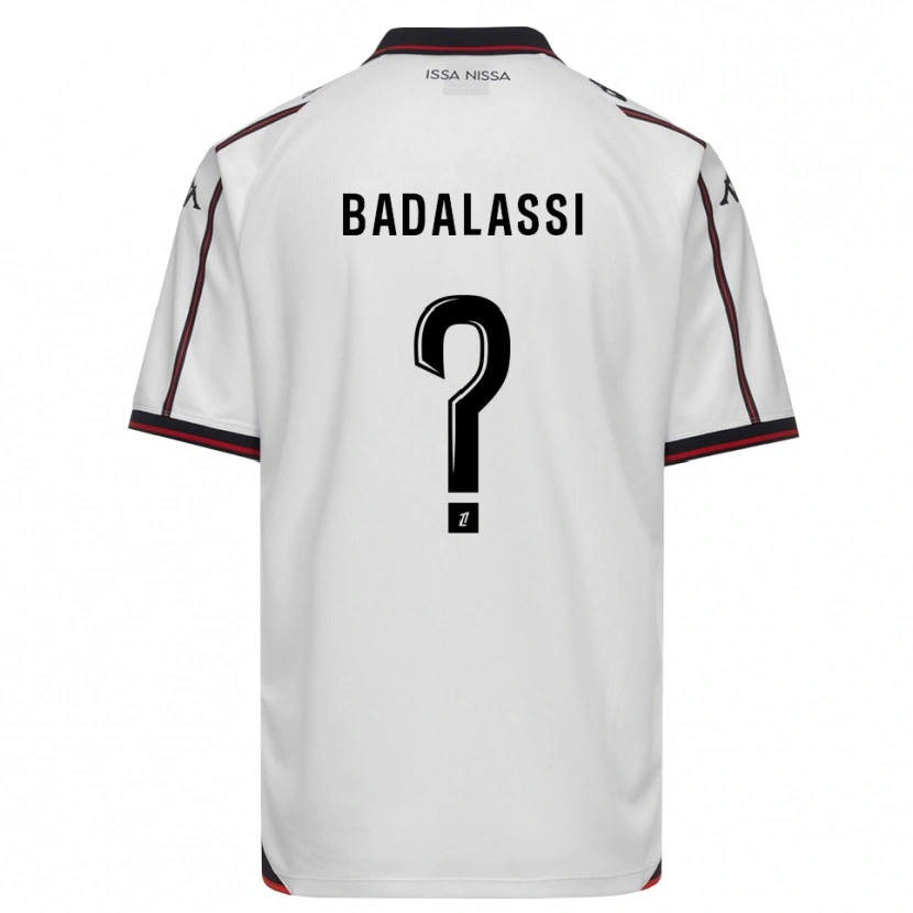 Danxen Kinder Tiziano Badalassi #0 Schwarz Weiß Auswärtstrikot Trikot 2026/27 T-Shirt Schweiz