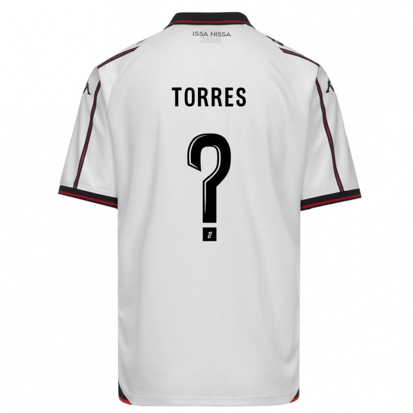 Danxen Kinder Rossé Torres #0 Schwarz Weiß Auswärtstrikot Trikot 2026/27 T-Shirt Schweiz