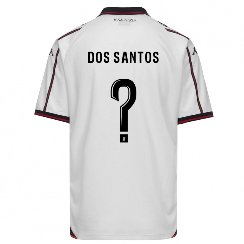 Danxen Kinder Jeyzi Dos Santos #0 Schwarz Weiß Auswärtstrikot Trikot 2026/27 T-Shirt Schweiz