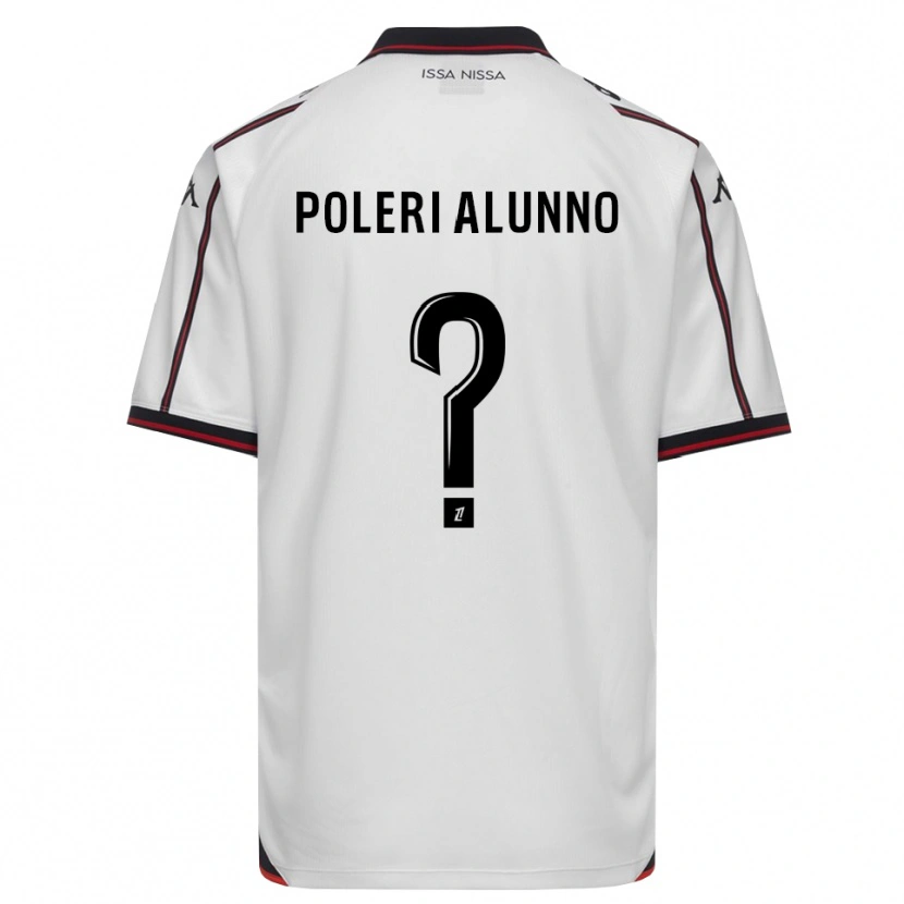 Danxen Kinder Mathis Poleri Alunno #0 Schwarz Weiß Auswärtstrikot Trikot 2026/27 T-Shirt Schweiz