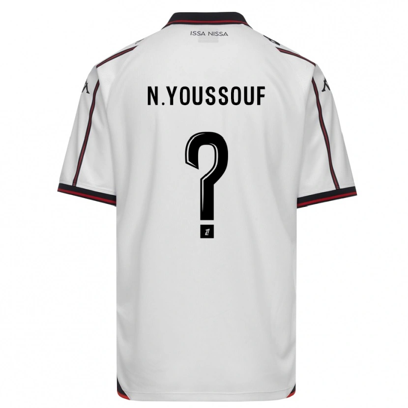 Danxen Kinder Naké Youssouf #0 Schwarz Weiß Auswärtstrikot Trikot 2026/27 T-Shirt Schweiz